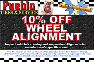 09 Wheel Alignment Coupon