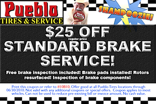 BRAKE SERVICE COUPON